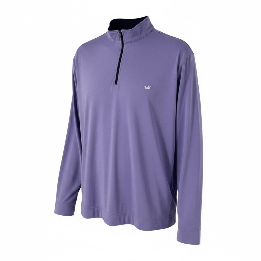 Southern Marsh Fieldtec Mens Purple Quarter Zip Pullover VSGE144-0315 Large